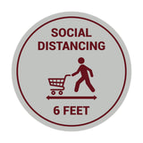 Signs ByLITA Circle Social Distancing Sign