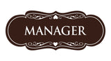 Signs ByLITA Designer Manager Sign