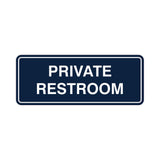 Signs ByLITA Standard Private Restroom Sign