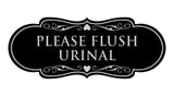 Designer Please Flush Urinal Wall or Door Sign