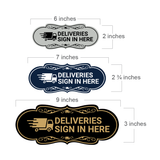 Designer Deliveries Sign In Here Wall or Door Sign