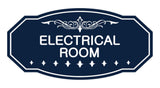 Victorian Electrical Room Sign