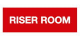 Signs ByLITA Basic Riser Room Sign