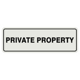 Standard Private Property Sign