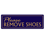 Standard Please Remove Shoes Wall Door Sign