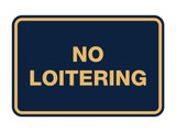 Signs ByLITA Classic Framed No Loitering