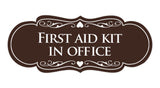 Signs ByLITA Designer First Aid Kit In Office Sign