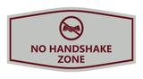 Signs ByLITA Fancy No Handshake Zone Sign