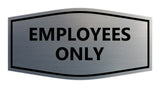 Fancy Employees Only Sign