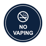 Signs ByLITA Circle No Vaping Sign