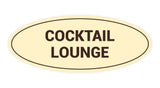 Signs ByLITA Oval Cocktail Lounge Sign
