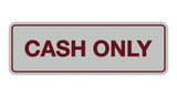 Signs ByLITA Standard Cash Only Sign