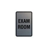 Portrait Round Exam Room Sign with Adhesive Tape, Mounts On Any Surface, Weather Resistant