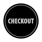 Signs ByLITA Circle Checkout Sign