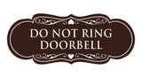 Signs ByLITA Designer Do Not Ring Doorbell Sign