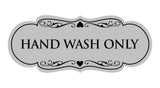 Signs ByLITA Designer Hand Wash Only Sign