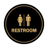 Signs ByLITA Circle All Gender Restroom Sign