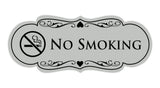 Signs ByLITA Designer No Smoking Sign