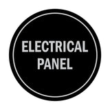 Signs ByLITA Circle Electrical Panel Sign