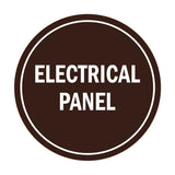 Signs ByLITA Circle Electrical Panel Sign