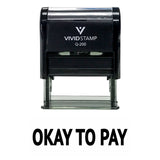 Okay To Pay Self Inking Rubber Stamp