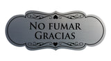 Signs ByLITA Designer Spanish No Fumar Gracias Sign