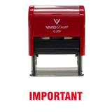 IMPORTANT Self Inking Rubber Stamp