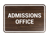 Signs ByLITA Classic Admissions Office Sign