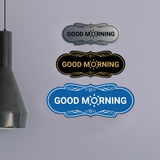 Designer Good Morning Wall or Door Sign