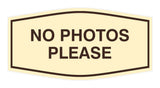 Signs ByLITA Fancy No Photos Please Sign