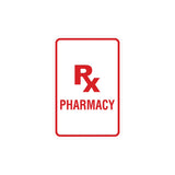Portrait Round Rx Pharmacy Sign