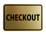 Signs ByLITA Classic Checkout Sign
