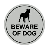Signs ByLITA Circle Beware Of Dog Sign