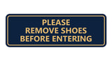 Please Remove Shoes Before Entering Sign