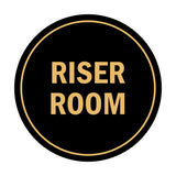 Signs ByLITA Circle Riser Room Sign