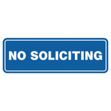 Standard No Soliciting Sign