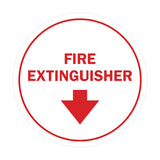 Signs ByLITA Circle Fire Extinguisher Sign