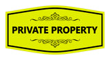 Signs ByLITA Fancy Private Property Sign