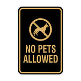 Signs ByLita Classic Framed No Pets Allowed Sign