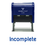 INCOMPLETE Teacher Self Inking Rubber Stamp