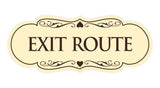 Signs ByLITA Designer Exit Route Sign