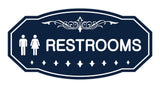 Victorian Unisex Restroom Sign
