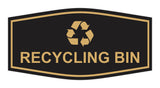 Fancy Recycling bin Wall or Door Sign