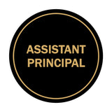 Signs ByLITA Circle Assistant Principal Sign