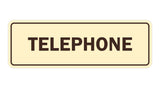 Signs ByLITA Standard Telephone Sign