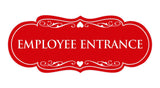Signs ByLITA Designer Employee Entrance Sign
