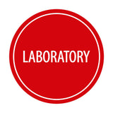 Signs ByLITA Circle Laboratory Sign