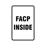 Portrait Round Facp Inside Sign