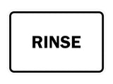 Signs ByLITA Classic Framed Rinse Sign