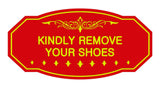 Victorian Kindly Remove Your Shoes Sign